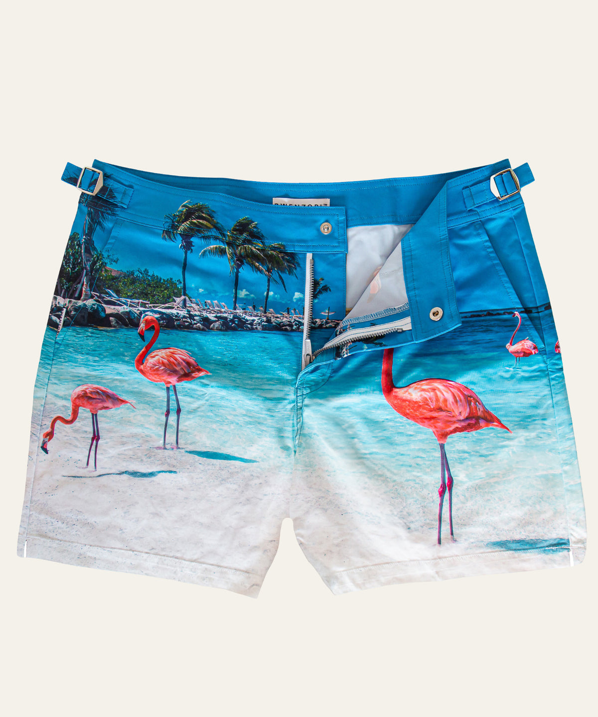 Rwenzori photo prints swim trunks collection.