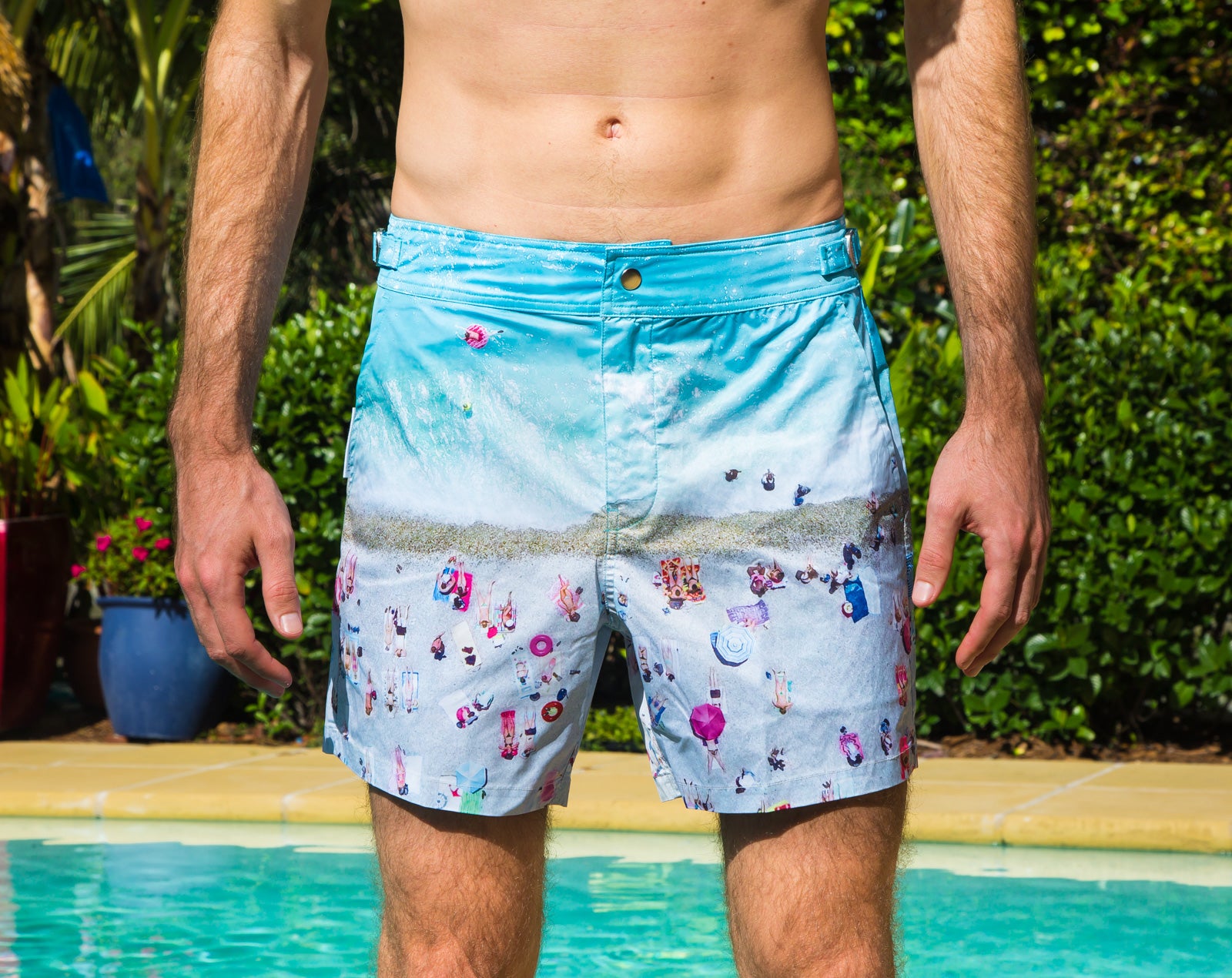 Premium Swim Shorts - 'French Riviera' – Rwenzori